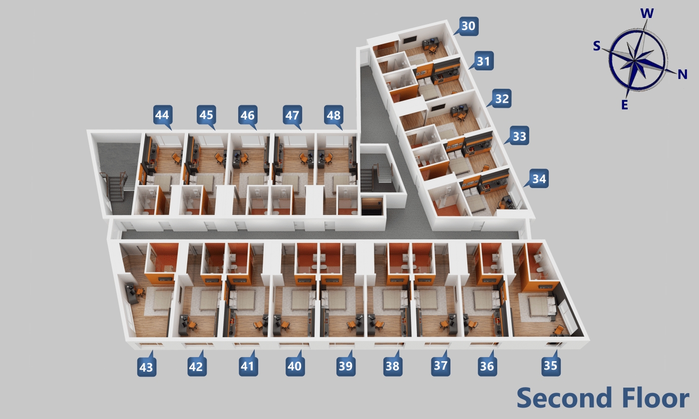 Office 3D Floor Plan 2, Resize